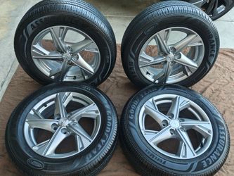 16" HYUNDAI / KIA WHEELS GOOD CONDITION GOODYEAR TIRES