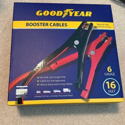 Goodyear Booster Cables 6 Gauge 16 Feet 