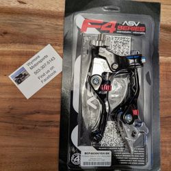 ASV F4 Shorty black brake and clutch levers for sale