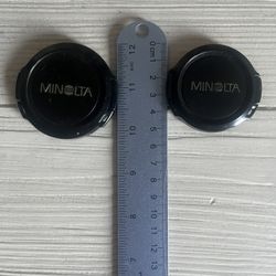 Minolta Camera Lens Covers