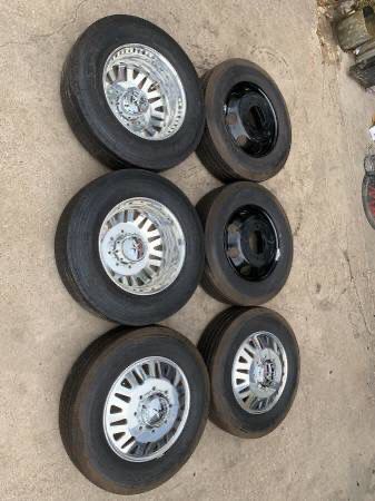 Like new 20” American Force Rims And Tires 20 Forces Dually Ram 3500 / Chevy Silverado GMC Sierra Wheels 8 Lug direct Bolt Pattern ## Fuel Fuels Moto