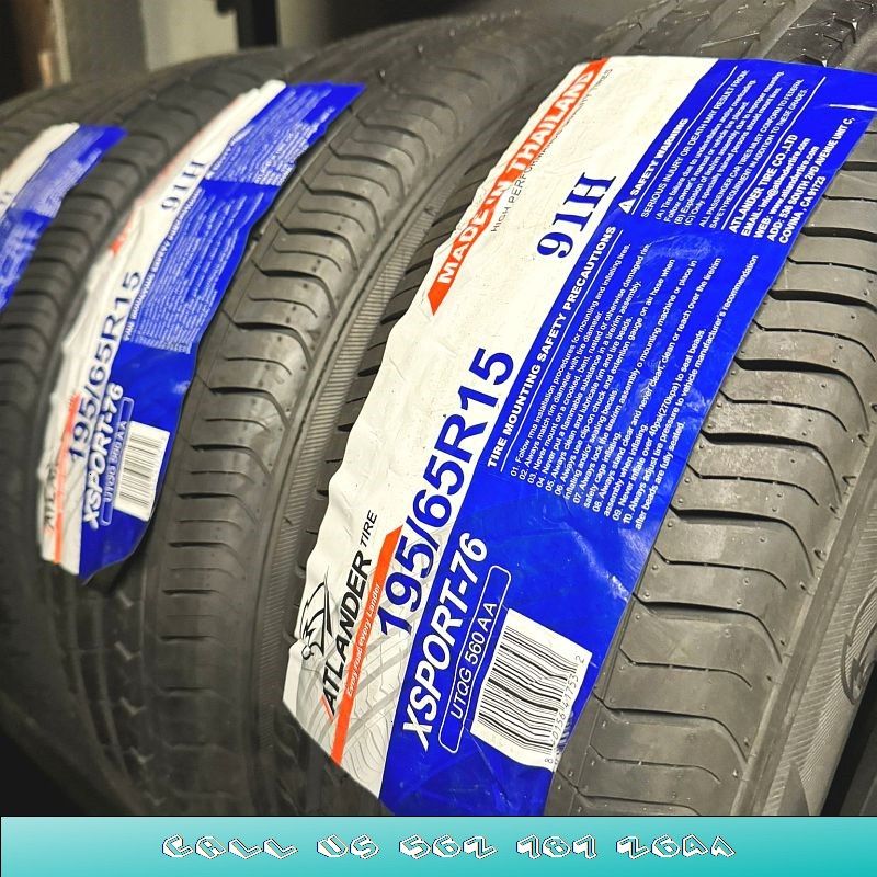 195/65r15 Atlander Tires Llantera new Tire shop Nuevas Llantas set for