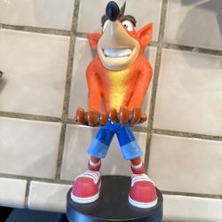 Crash Bandicoot Phone & Controller Holder Model PVC Figure Collectible Figurals Toy