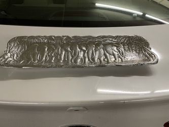 2 Rectangle Arthur Court Silver Tray