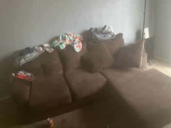 Brown couch