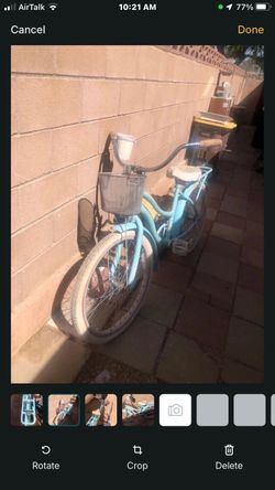 Beach cruiser female with basket