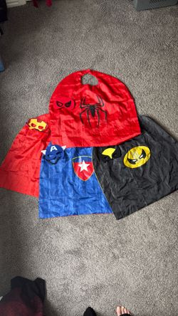 Kids Superhero Capes With Masks