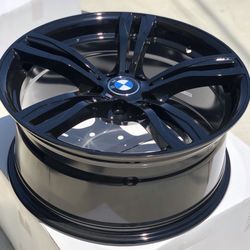 Brand New 19x9 +38 Offset BMW M6 Style Gloss Black Wheels 5x120 All 4 Price Firm