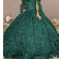 Emerald Green 15 Dress