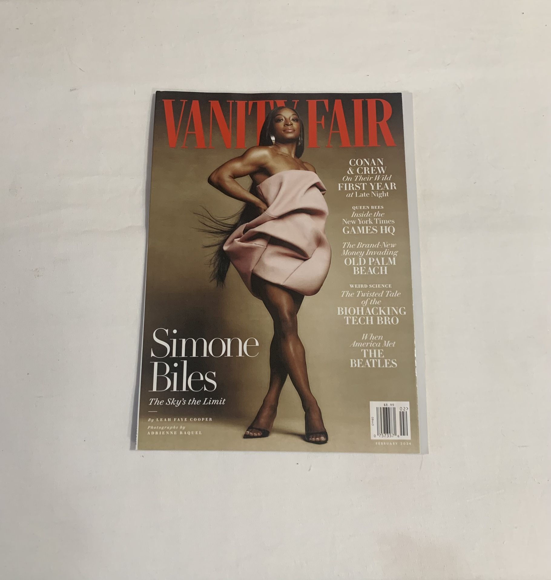 Vanity Fair Simone Biles “The Sky’s the Limit” Issue February 2024 Magazine