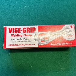 Vise Grip Welding Clamp