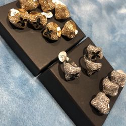 Moissanite Rings. Gold Or Silver 