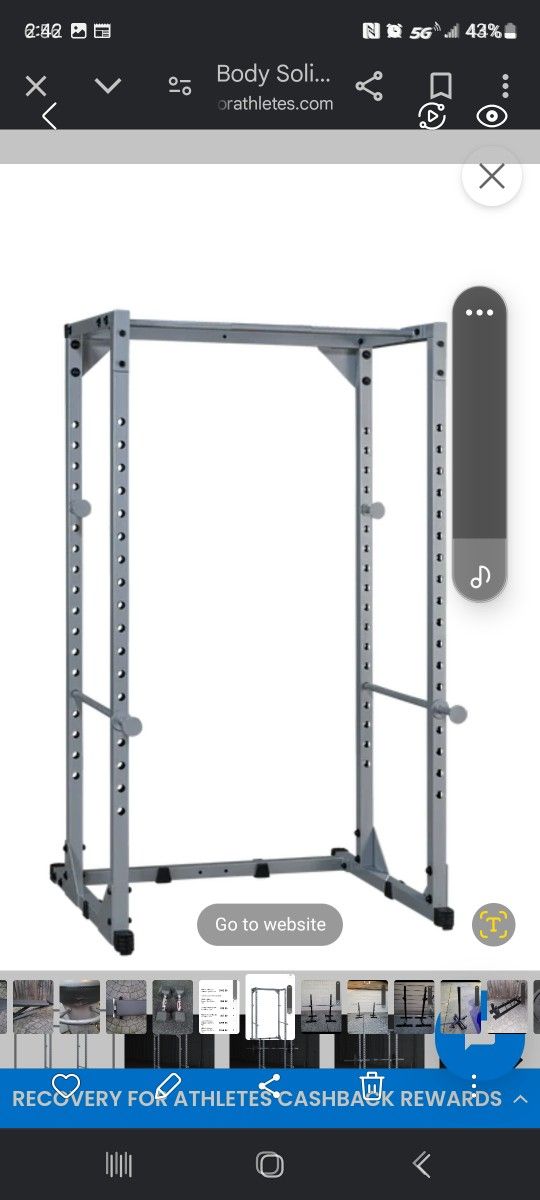 Olympic Squat bench press rack 💪