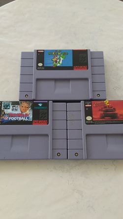 Super Nintendo games