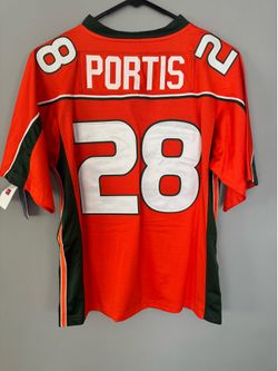 Miami Hurricanes Clinton Portis jersey