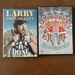 2 DVD Larry The Cable Guy Set Including Git-R-Done And Christmas Spectacular 