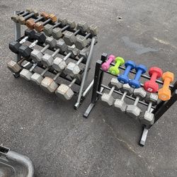 Dumbbells And Racks 