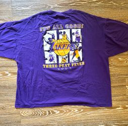 VTG Jerzees Los Angeles Lakers NBA Playoffs 2002 Three-Peat T-Shirt Men’s 3XL