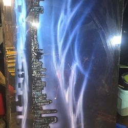 Seattle Skyline Artwork Glass