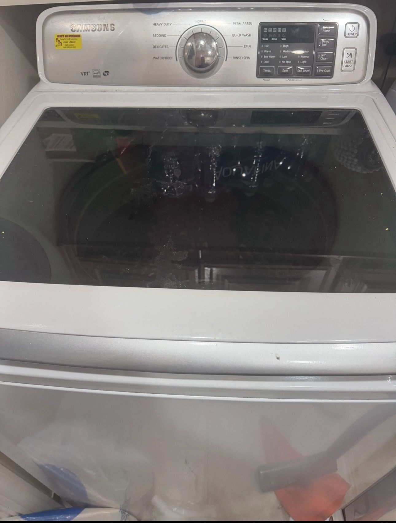 Samsung Washer And Samsung electric Dryer
