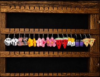 Funky earrings