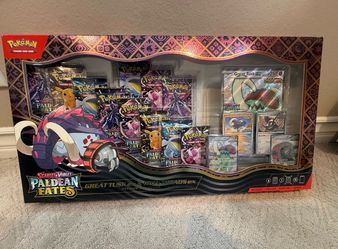 Pokemon Paldean Fates Great Tusk ex & Iron Treads ex Premium Collection