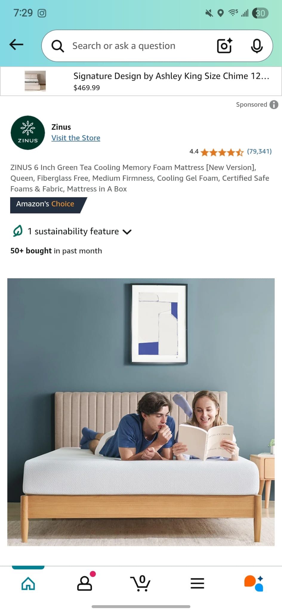 FREE MATTRESS - QUEEN SIZE