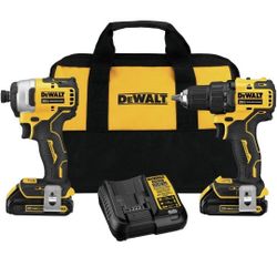 DEWALT ATOMIC 20V MAX* Cordless Drill Combo Kit ,

