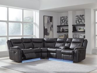 Sultan Meadow Carbon 2-Piece Reclining Sectional