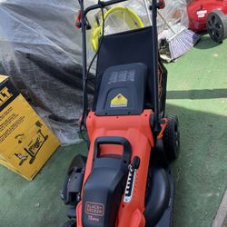 BLACK+DECKER 20 in. 13 AMP Corded Electric Walk Behind Push Lawn Mower