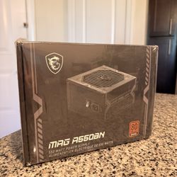 MSI MAG A550BN 550W Compact Non-Modular Power Supply – 80+ Bronze, Brand New