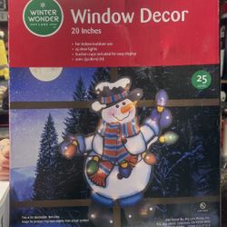 Christmas snowman yard decoration