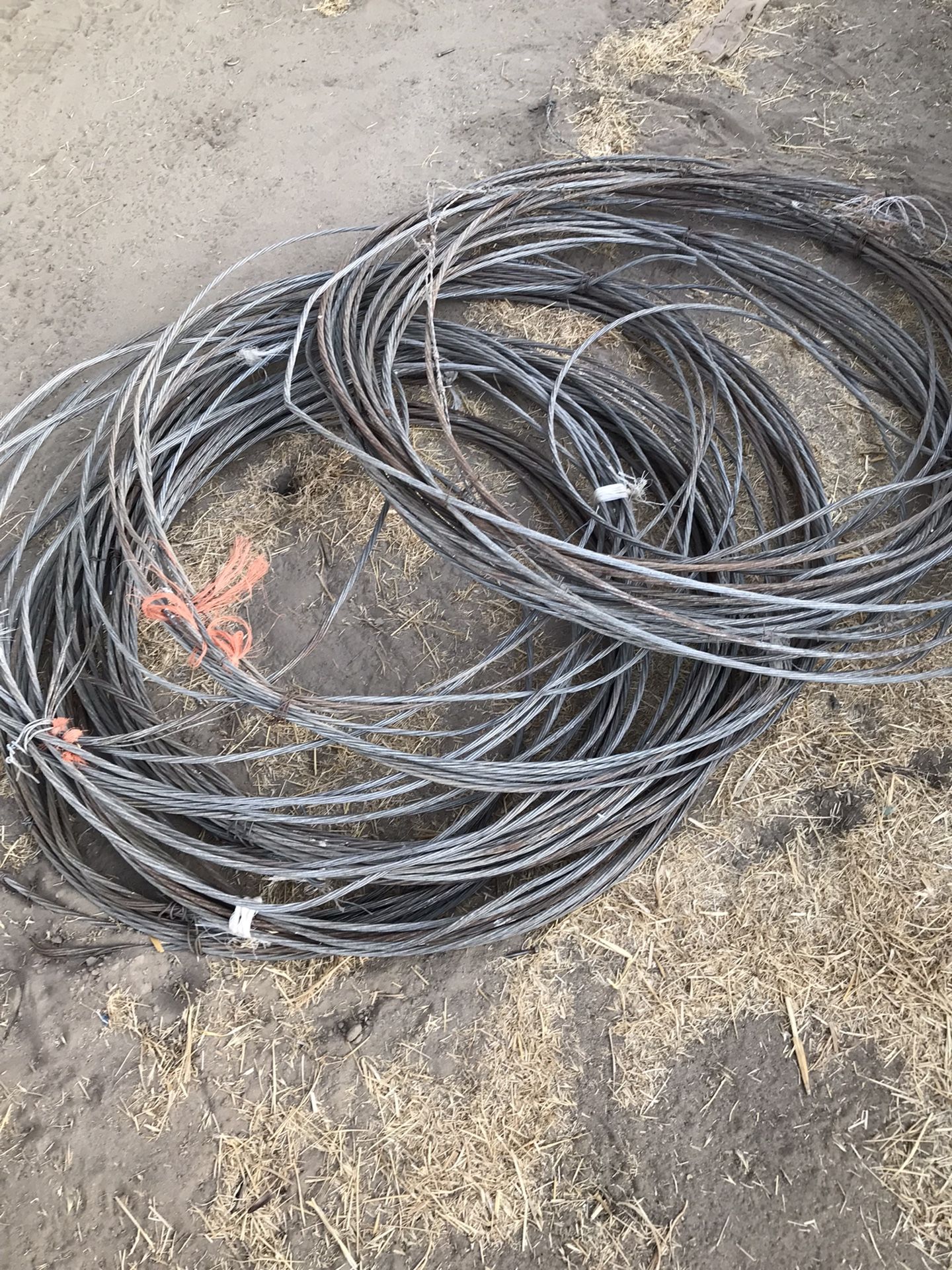 About 15 Rolls Of Heavy Gauge 5 Strand Wire
