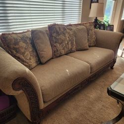 Sofa, Two Chairs and an Ottoman 