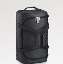 Louis Vuitton Horizon Damier Graphite Aluminium 55 Black Grey