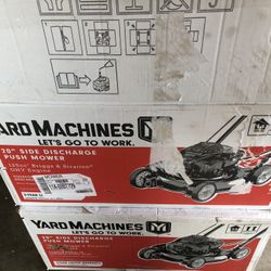 20 “ Side Discharge Push Mower 125cc