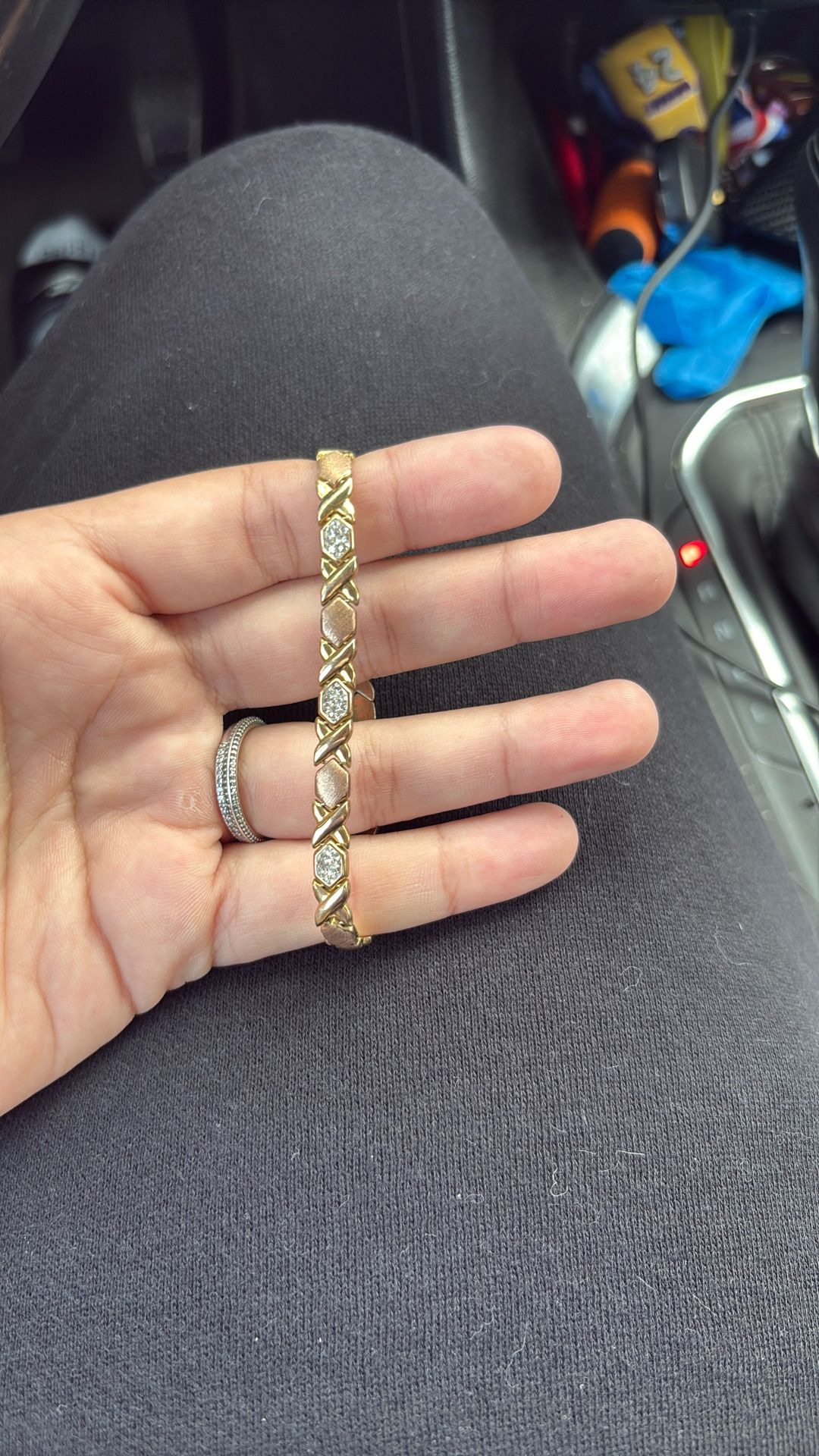 Sterling Silver Gold Bracelet