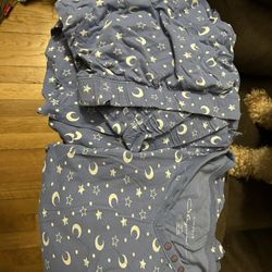 Cacique Blue Celestial Print Pajama Set