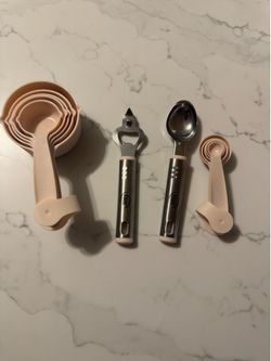Kaluns Kitchen Utensil Set - Measuring Cups, Spoons, Bottle Opener, and Scoop