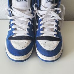 Adidas,black, Blue & White , Size 4