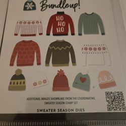 Sweater Season Dies With Stamp Set