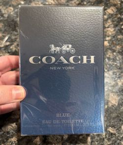 NEW COACH MAN BLUE EAU DE TOILETTE  MENS HUGE 3.3 OZ BOTTLE $70!