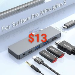Audio Surface Dock for Microsoft Surface Pro 9/8/X