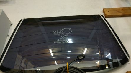 2004 Subaru Impreza WRX STi rear glass window