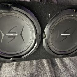 Lightning Audio LO-2X12 Dual 12” Subwoofers In A Custom Renegade Box With Amp