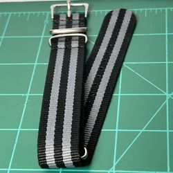 Black & Grey Watchband - Brand New Unused