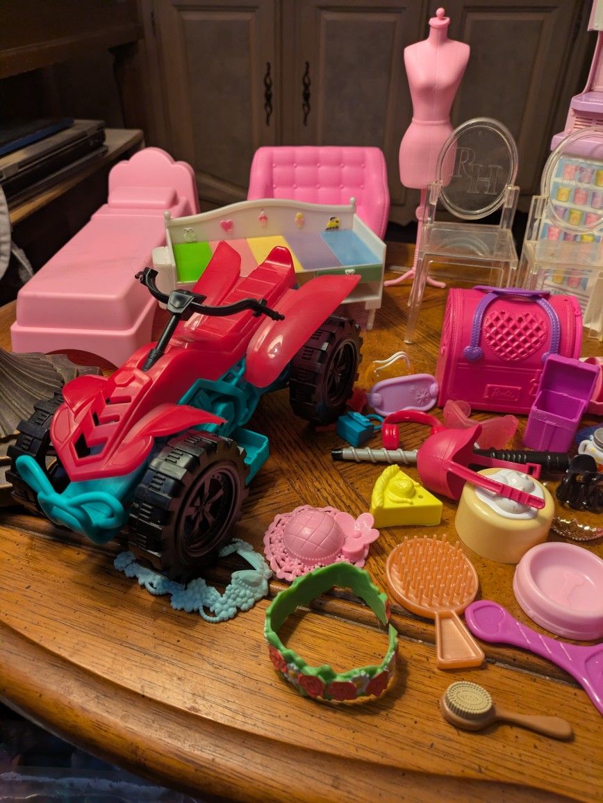 Barbie/12" Doll Accessories Lot 42 Piece