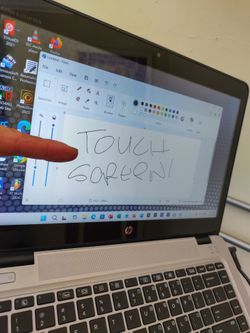 HP elite Touch Smart notebook, 15.6" widescreen, thin, lightweight, 100% perfect $180