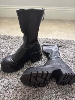 Zara black boots Woman Size 37