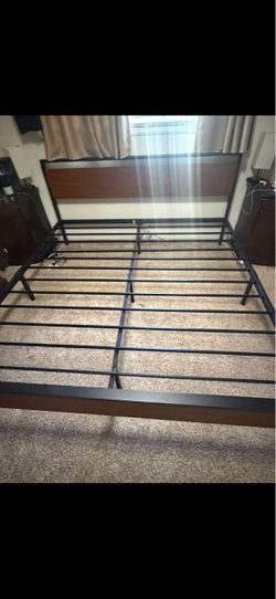 King size bed frame